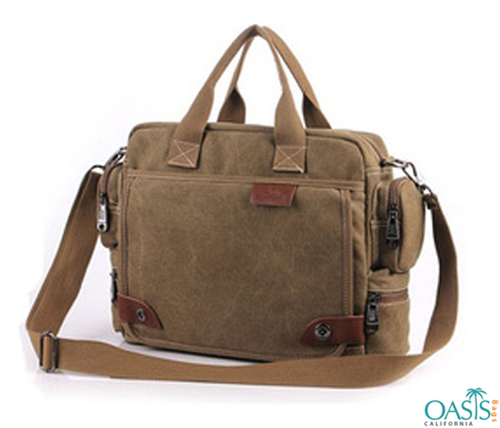 Brown Stylish Messenger Bag Wholesale