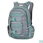 Green and Grey Printed Backpack Wholesale
