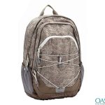 Light Brown Self Patterned Backpack Wholesale