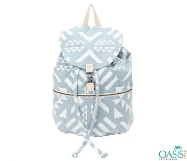 Wholesale SkyWholesale Sky blue and white abstract printed backpack manufacturer and supplier in USA, Australia, Canada blue and white abstract printed backpack manufacturer and supplier in USA, Australia, Canada