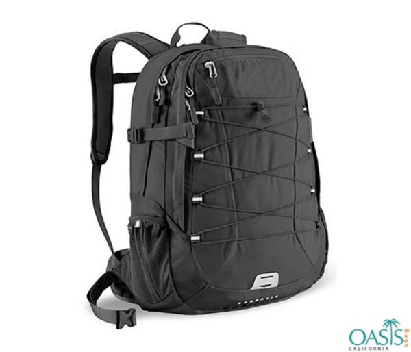 Sporty Black Backpack for Men Wholesale