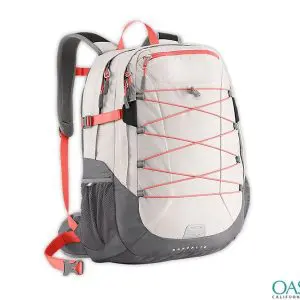 White and Grey Preppy Backpack Wholesale