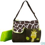 Animal Print Giraffe Motif Diaper Bag Wholesale