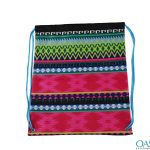 Aztec Print Cotton Drawstring Bag Wholesale