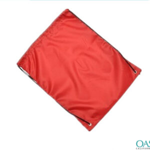 Bright Red Drawstring Promo Bag Wholesale