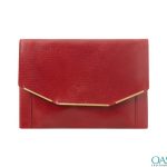 Classic Leather Red Clutch Bag Wholesale