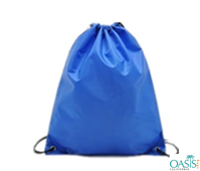 Cobalt Blue Duffle Drawstring Bag Wholesale