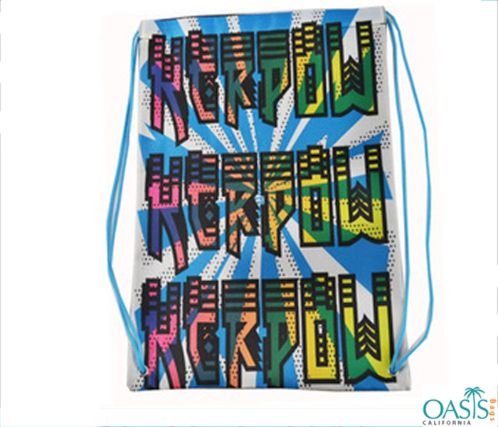 Colorful Sporty Drawstring Bags Wholesale