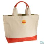 Ecru Orange Tote Bag Wholesale