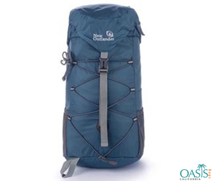 Fashionable Blue Handy Hiking Bag Wholesale