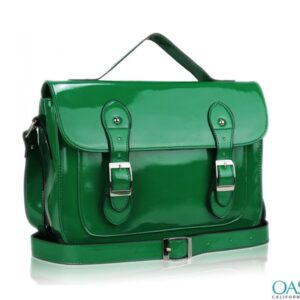 Wholesale Glossy Green Satchel Bag Manufacturer and Supplier in USA, Canada, Australia