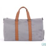 Bulk Grey and Orange Custom Private Label Gym Bags Wholesale Manufacturer in USA, Canada, Australia