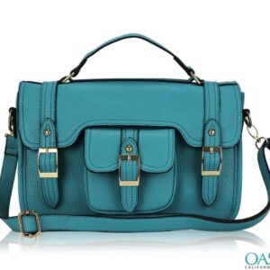 Bulk lovely blue messenger Custom Private Label satchel bags wholesale manufacturer in USA, Canada, Australia