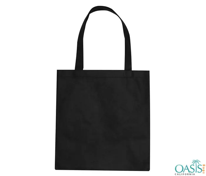 Plain Jane Black Tote Bag Wholesale