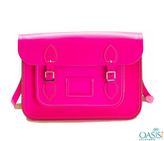 Wholesale Pop Pink Messenger Bag Manufacturer and Supplier in USA, Canada, Australia