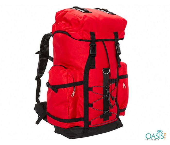 red and black classy sports bag suppliers
