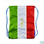 Smart Italian Flag Drawstring Bag Wholesale