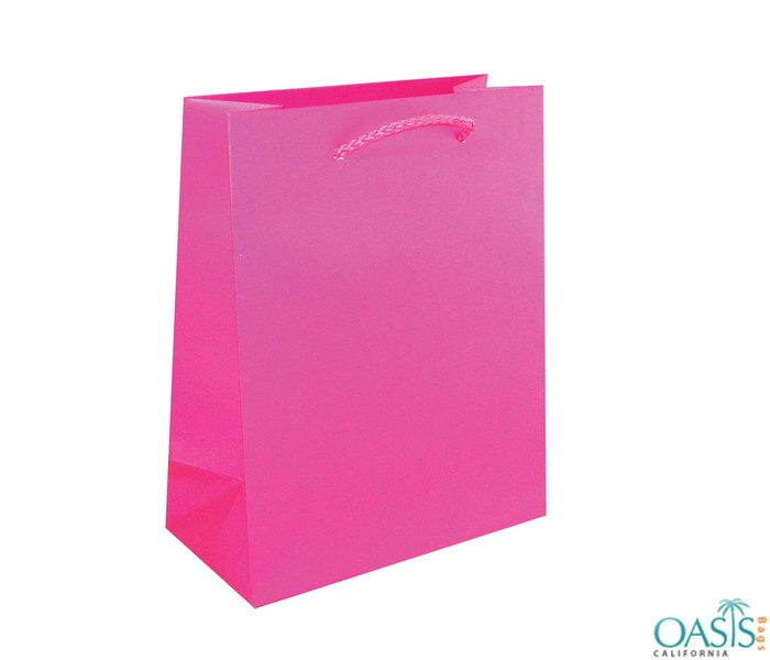 Bulk Smart Pink Custom Private Label Gift Bags Wholesale Manufacturer in USA, Canada, Australia