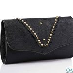 Studded Black Women’s Clutch Bag Wholesale