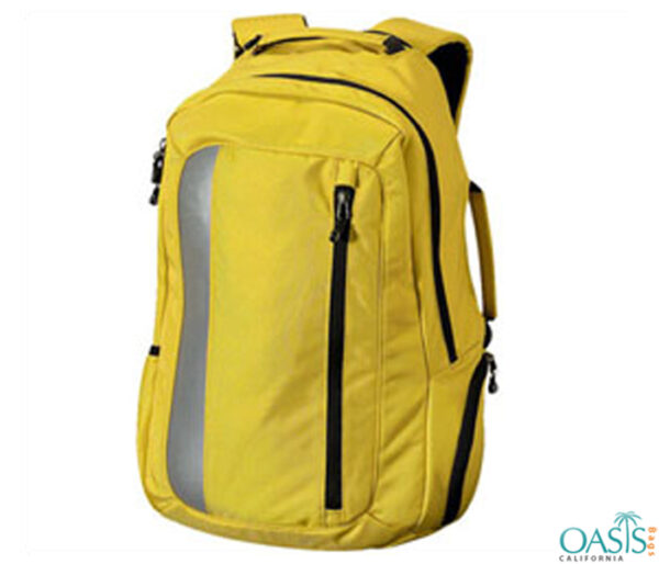 Trendy Yellow Backpack Laptop Bag Wholesale