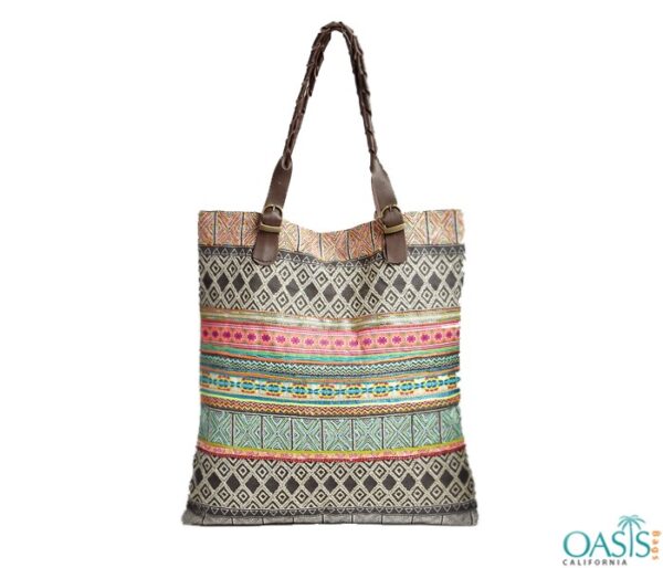 Wholesale Tribal Print Tote Bags Manufacturer and Supplier in USA, Australia, Canada
