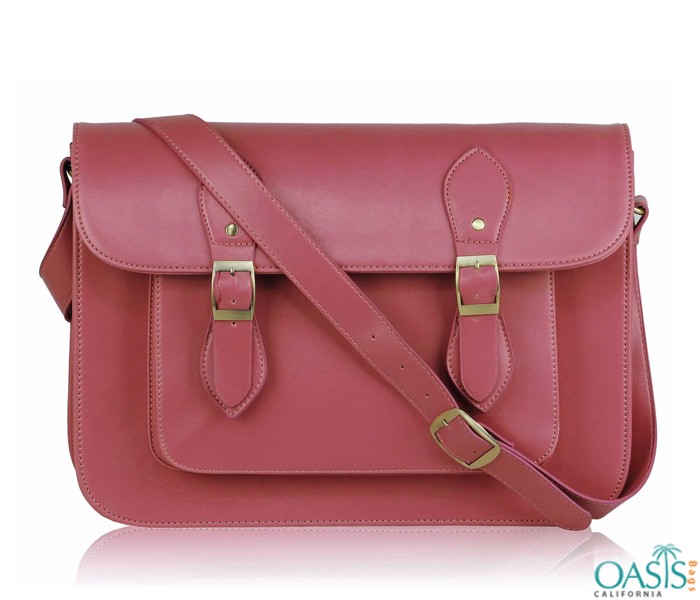 Bulk Warm Pink Custom Private Label Satchel Bags Wholesale Manufacturer in USA, Canada, Australia