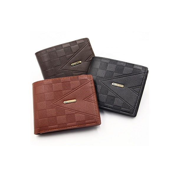 leather wallets with metal