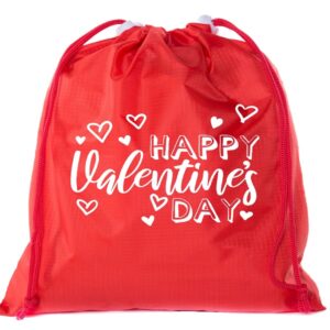 valentines day drawstring gift bag