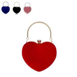 heart fashion clutch party bags