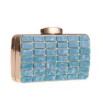 mini fancy party stone clutch bags