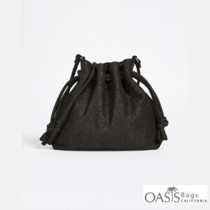 black ladies pouch bag