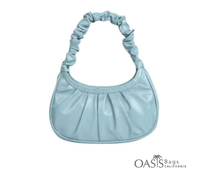 sky colored gorgeous ladies pouch bag