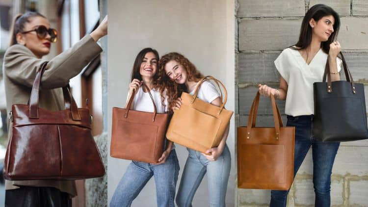 wholesale leather tote bags supplier
