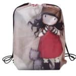 Custom Sublimation Full Printed Polyester Drawstring Bag Manufacturer