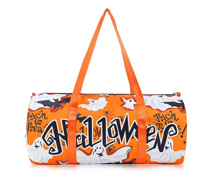 wholesal halloween printed waterproof travel bag manufacturer