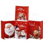wholesale reusable merry Christmas gift bags