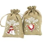 Christmas drawstring gift packaging bag manufacturer