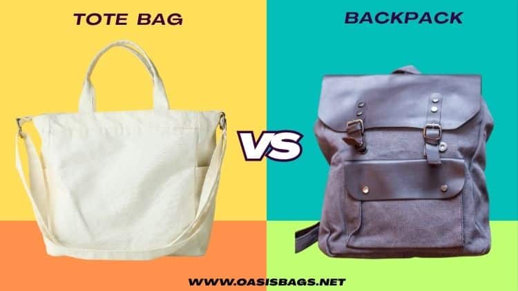 Differences Between Tote Bag and Backpack wholesale bags