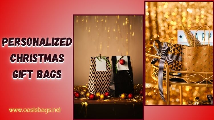 Custom Holiday Gift Bags For Business wholesale christmas gift bags