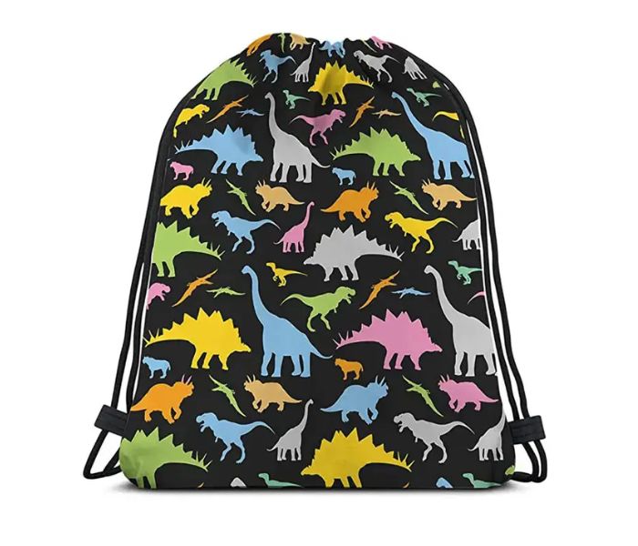 wholesale animal print drawstring bag
