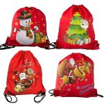 custom christmas drawstring bag manufacturers