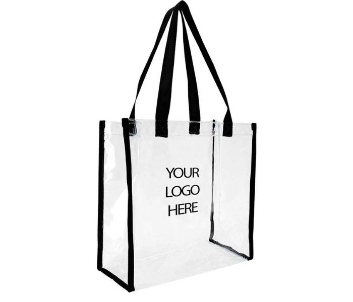 transparent beach tote wholesale
