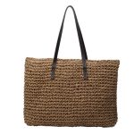 bulk brown woven tote bag