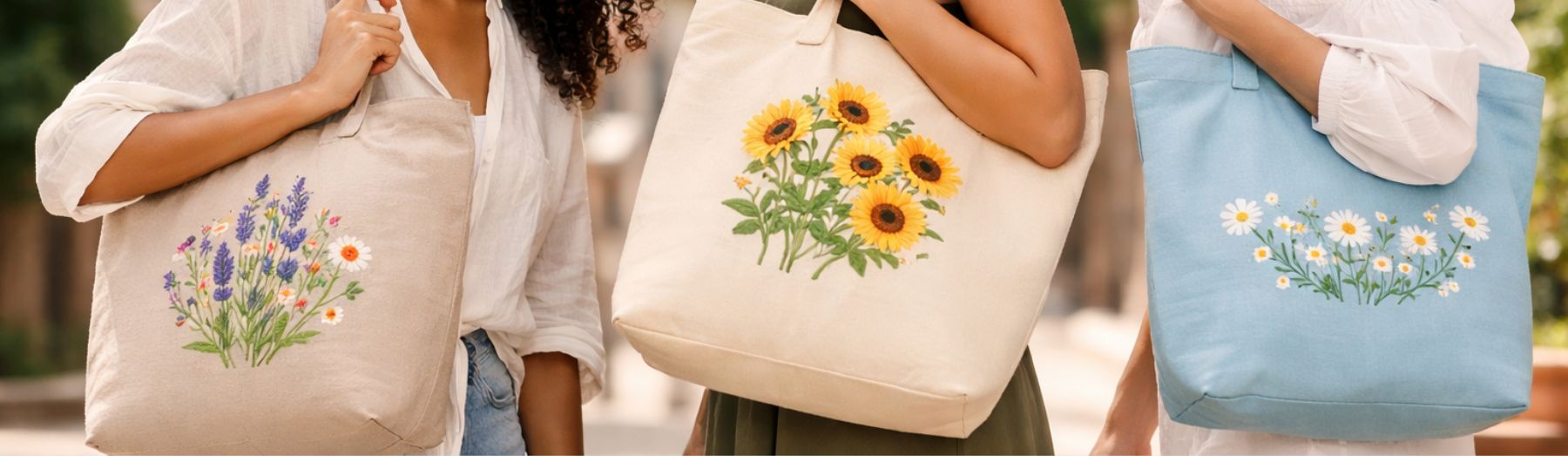 bulk embroyded tote bags supplier