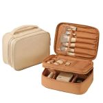 wholesale double layer make-up bag