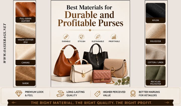 Smart Material Choices For Higher Retail Margins And Customer Satisfaction wholesale purse manufacturers