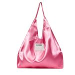 pink satin shoulder bag manufacturers