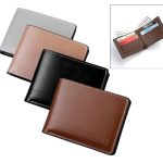 pu leather short classic business portable wallet suppliers