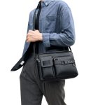 wholesale vintage pu leather messenger bag vendors