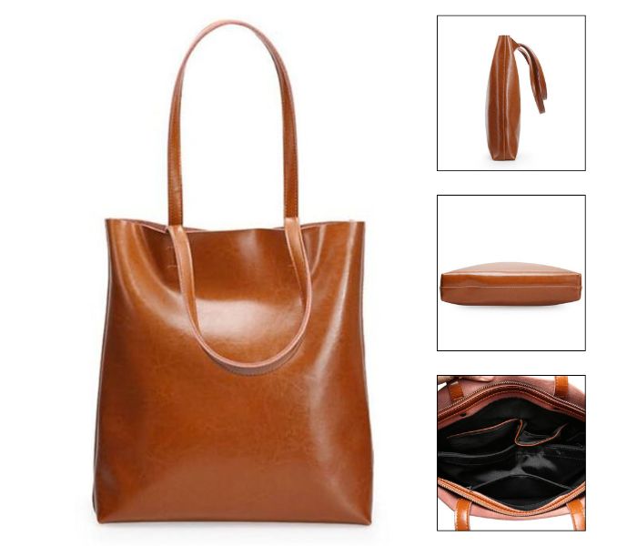 bulk waxy leather shoulder tote bag suppliers